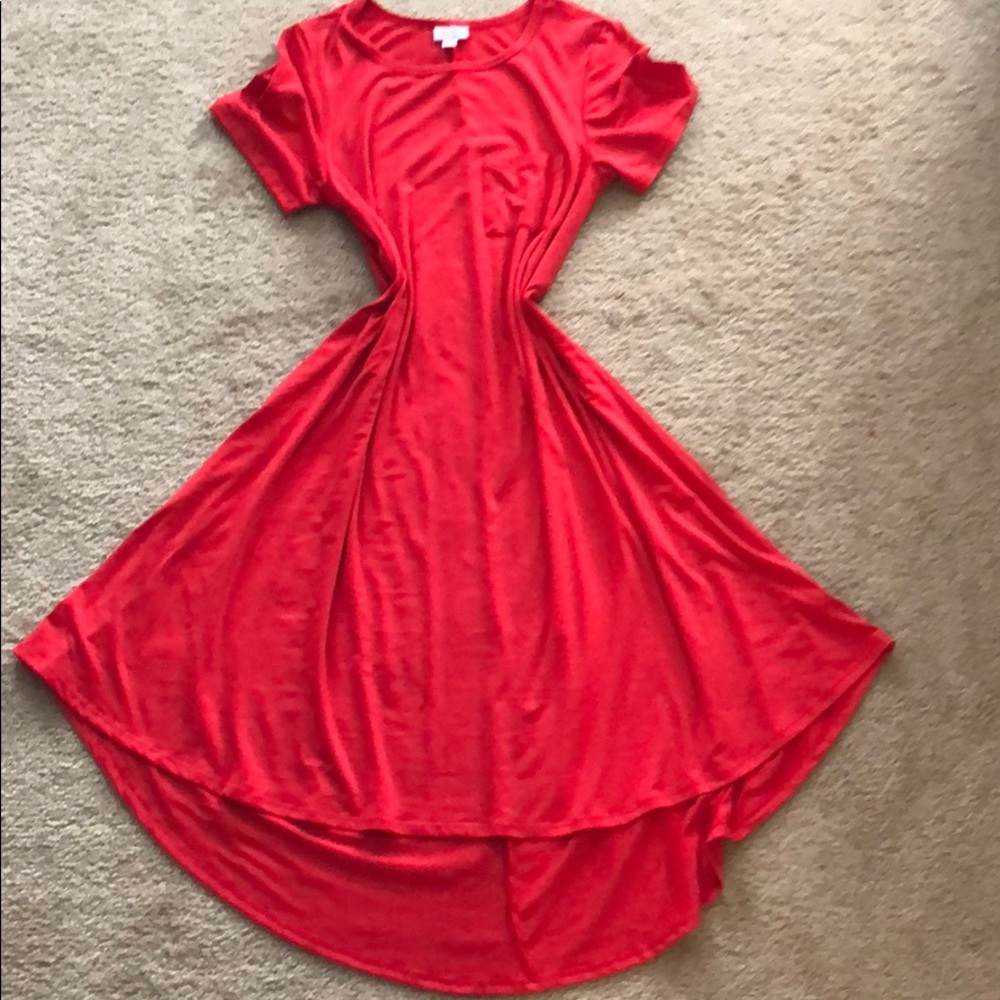 XS Red Lularoe Carly
